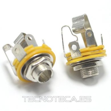15.444/ST. Conector JACK 6.3 hembra de panel estereo