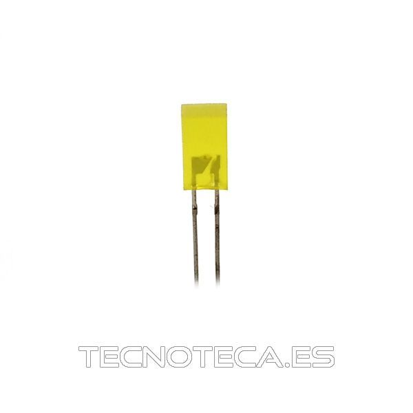 LED V-513-P AMARILLO-RECTANGULO (18-27)