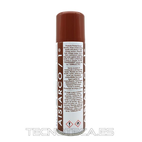 AISLARCO-1. Aerosol aislante de barniz acrílico