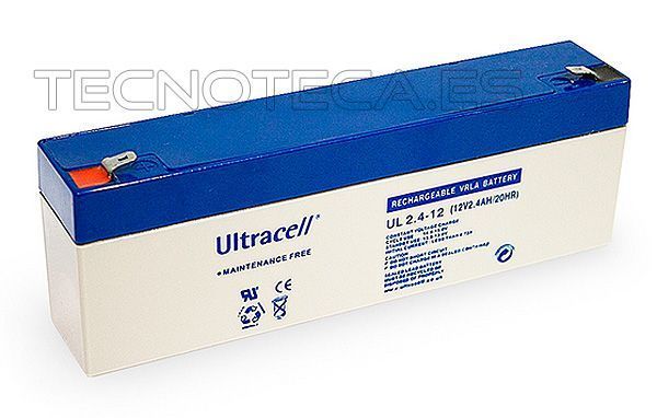 UL2.4-12. Bateria recargable de plomo 12V 2,4Ah