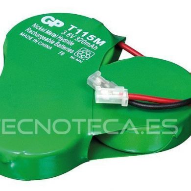 BAT031. Pack Bateria recargable 3,6V/320mAh NI-MH
