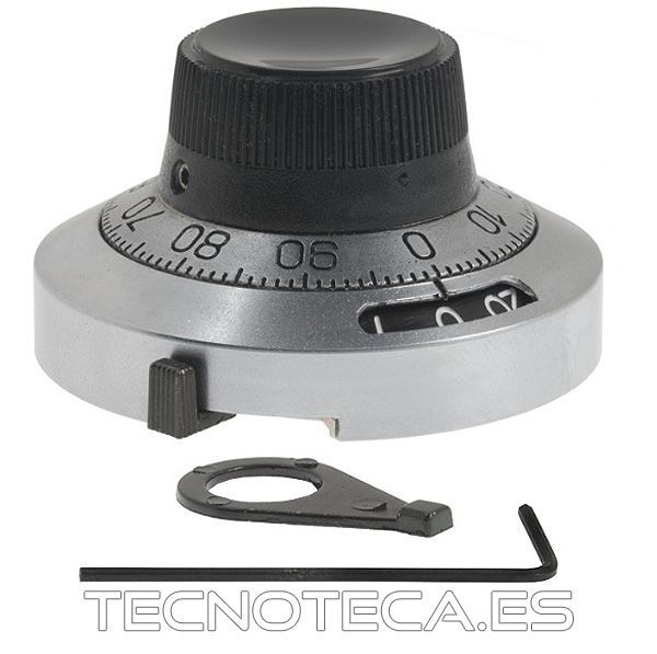 Mando multivuelta 46mm de diámetro 20 vueltas