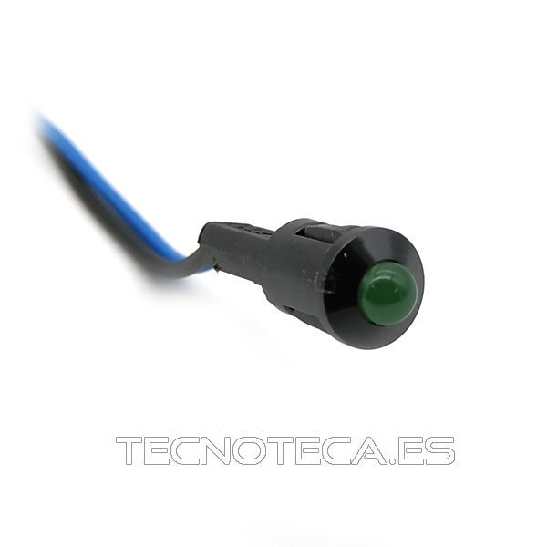 PILOTO LED C/CABLE 24V CC VERDE (ILC5024V)
