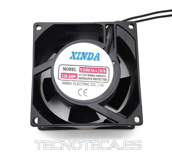 71.010. Ventilador 80x80x38 230VAC