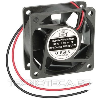 VEN011. Ventilador 60x60x25 24VDC
