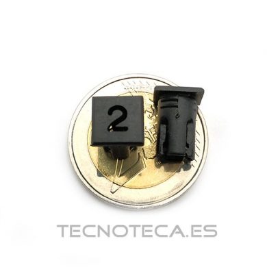 PORTA LEDs de 5mm de presion numero "2"