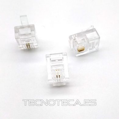39.000/6/2. Conector 4P2C RJ-10