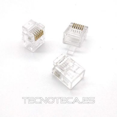 39.000/6/6. Conector 6P6C RJ-12