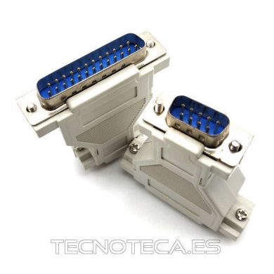 SCHCO084. Adaptador DB-25 M a DB-9 M