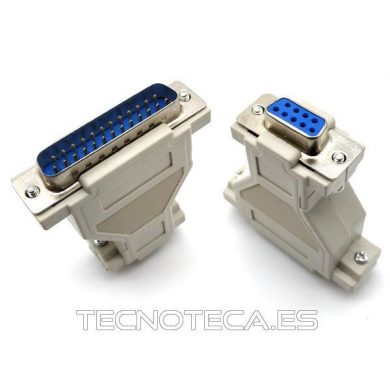 SCHCO083. Adaptador DB-25 M a DB-9 H