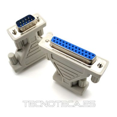SCHCO082. Adaptador DB-25 H a DB-9 M