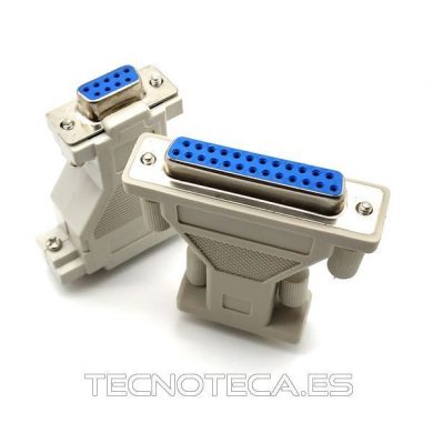 Adaptador DB-25 hembra a DB-9 hembra