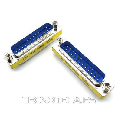 65482. Adaptador DB-25M a DB-25M
