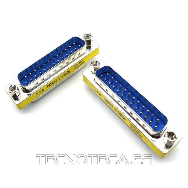 65482. Adaptador DB-25M a DB-25M