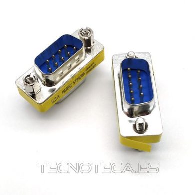 CW066. Adaptador DB-9 M a DB-9 M
