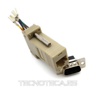 SCHCO098. Adaptador DB-9M a RJ-45H