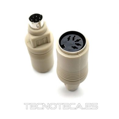 SCHCO096. Adaptador DIN-5H a MINI DIN 6M