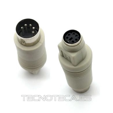SCHCO087. Adaptador DIN-5 macho a PS2 hembra