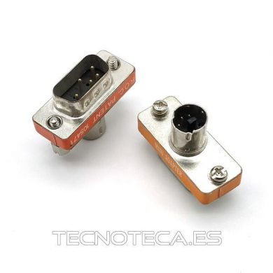 SCHCO095. Adaptador DB-9M a MINIDIN-6M