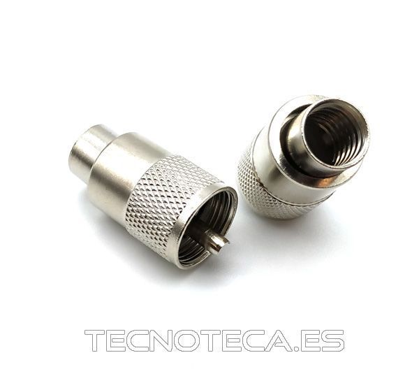 19.910/TF. Conector PL macho RG-213 teflón