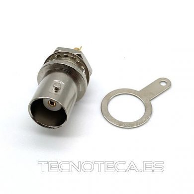 CO9008. CONECTOR BNC HEMBRA DE PANEL REDONDO