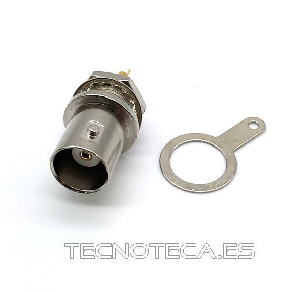 CO9008. CONECTOR BNC HEMBRA DE PANEL REDONDO