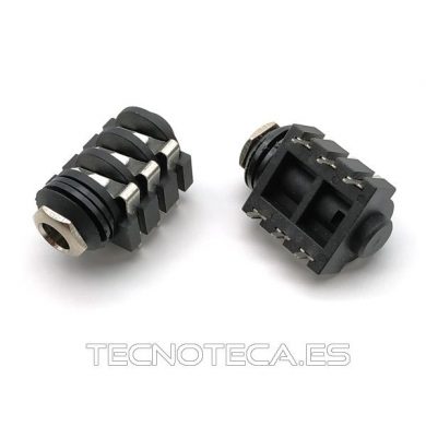 15.452. Conector JACK 6,3 hembra estereo de panel