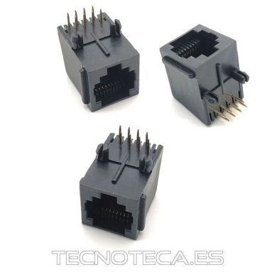 39.705/8/8. Conector hembra 8P8C vertical C.I.