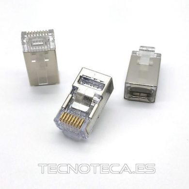 39.004/8/R. Conector RJ-45 CAT-5 apantallado