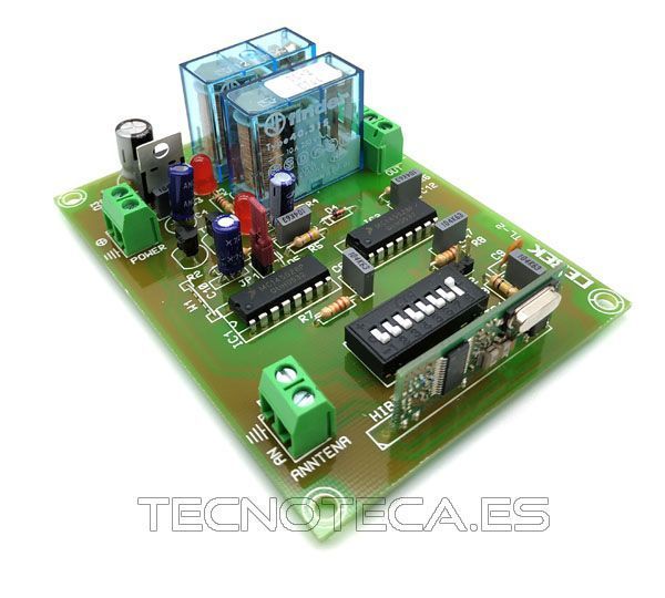 TL-2. CEBEK Receptor RF de telemando dos canales 12VDC