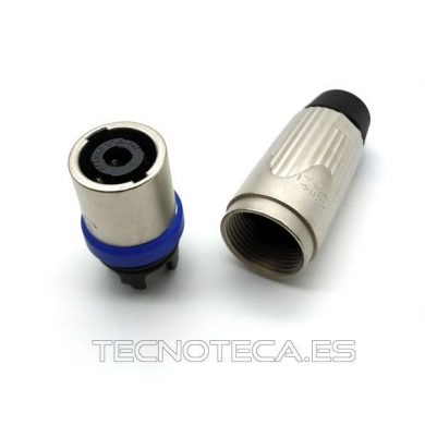 NLT4MX. Conector SPEAKON macho aereo 4 polos