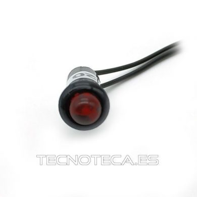 PILOTO LED C/CABLE 220V CA ROJO (12.727/5/R)