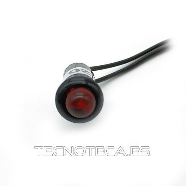 PILOTO LED C/CABLE 220V CA ROJO (12.727/5/R)