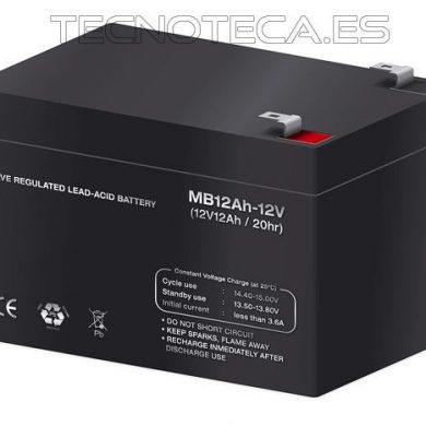 BAT318. Bateria de plomo AGM 12V 12Ah