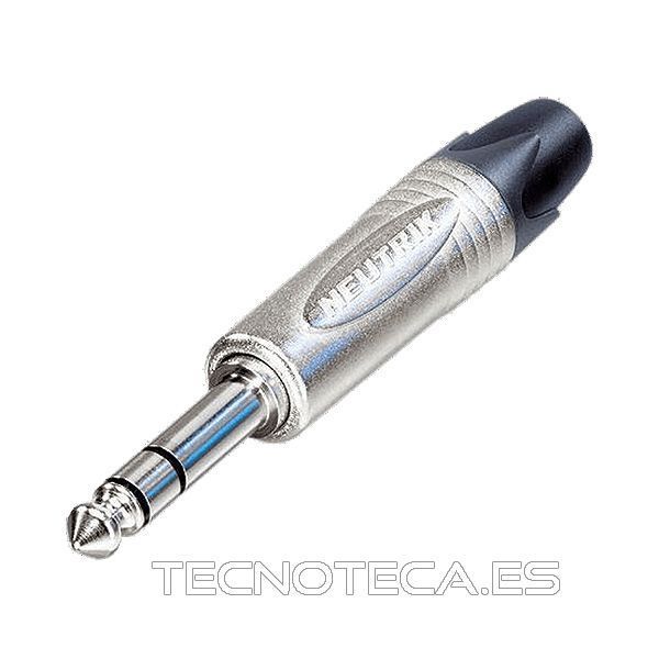 NP3CBAG. Conector JACK 6,3 macho estereo metalico