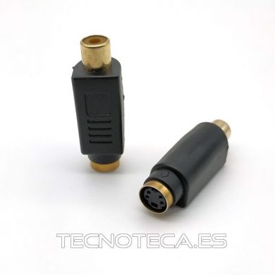 AVW138. Adaptador MINI DIN 4H a RCA H S-VHS