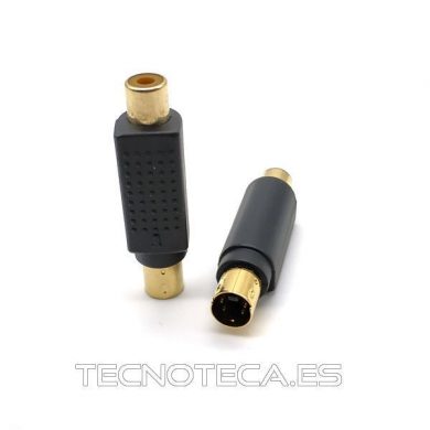 SCHCO031. Adaptador MINI DIN 4 M a RCA H