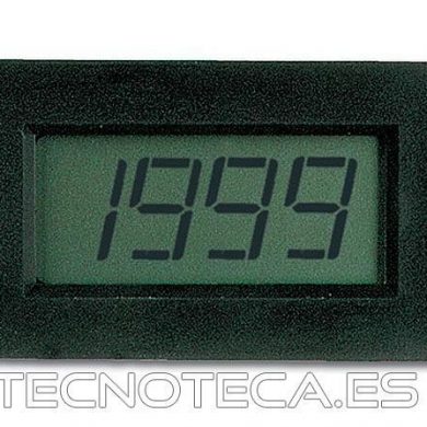PMLCDL. Voltimetro de panel LCD