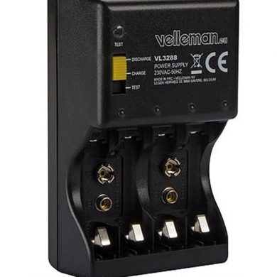 Cargador de pilas NI-CD, NI-MH. VL3288