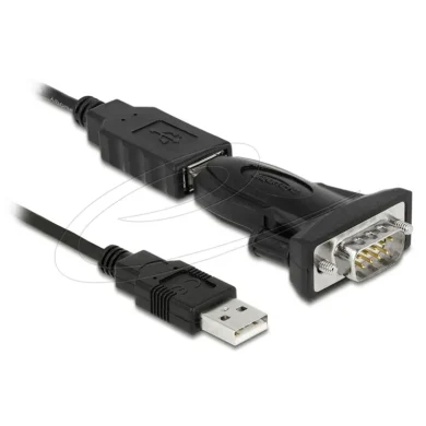 61425. Adaptador USB 2.0- Serie DB9 con cable 0.8m