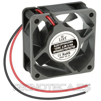 VEN010. Ventilador 60x60x25 12VDC