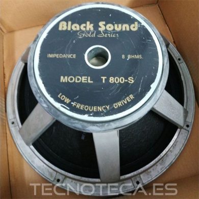 T-800S. Altavoz BLACK SOUND serie oro 18" 8Ω