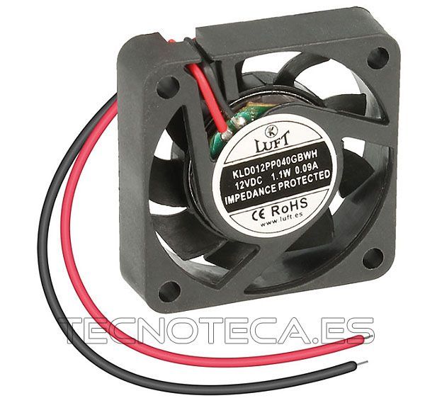 VEN002. Ventilador 40x40x10 12VDC