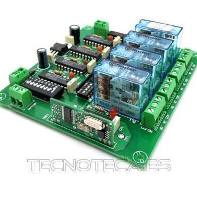 TL-22. CEBEK Receptor telemando a 12VDC 4 salidas