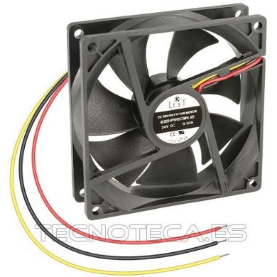 VEN024. Ventilador 92x92x30 12VDC, 3 cables