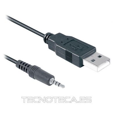 WIR105. Cable USB a JACK 3,5 mm 4 contacto