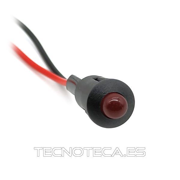 PILOTO LED C/CABLE 24V CC ROJO (ILC5024R)