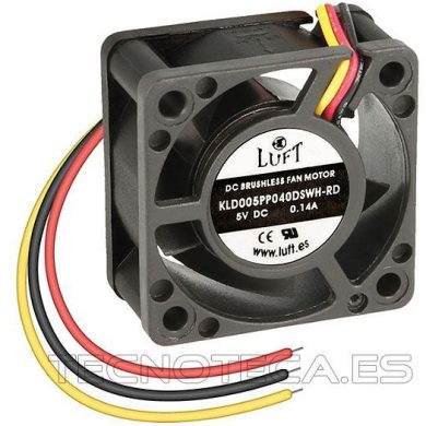 VEN026. Ventilador 40x40x20 5VDC, 3 cables