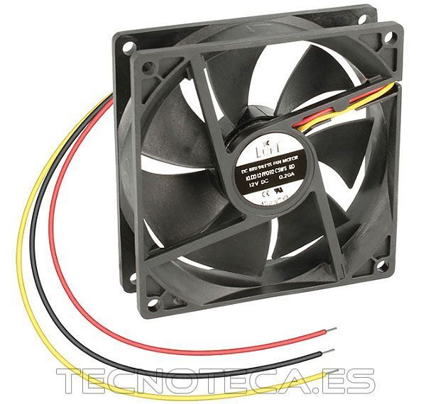 VEN028. Ventilador 92x92x25 24VDC, 3 cables
