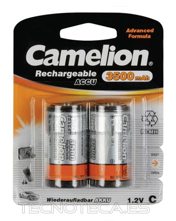 Pila recargable NI-MH C R14 3,5Ah. HR14C